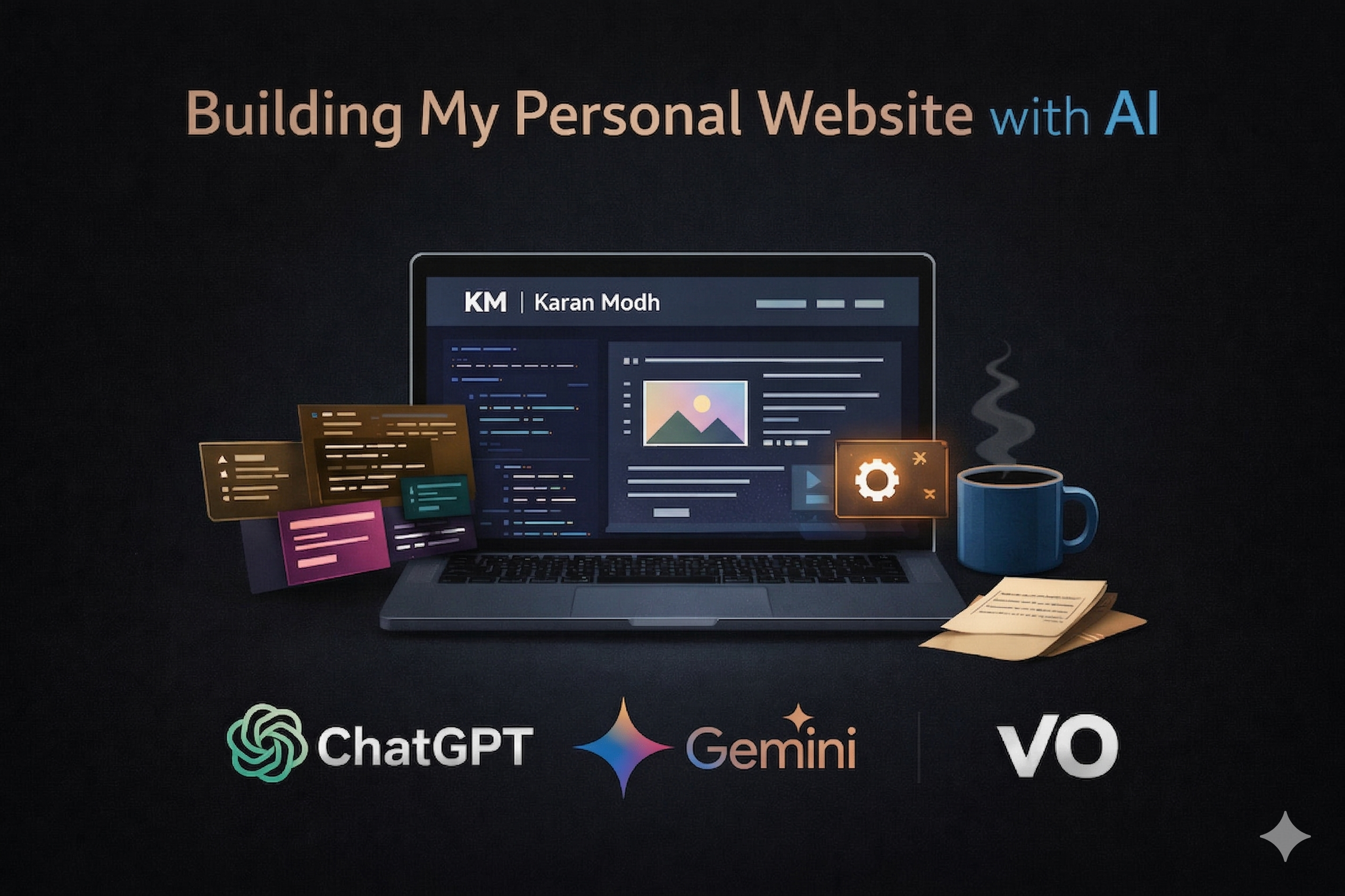 A Personal website project using vibe coding